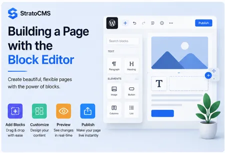 Building a Page with the Block Editor